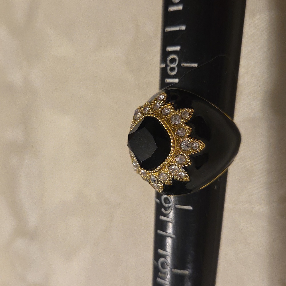 Black Filagree Ring
